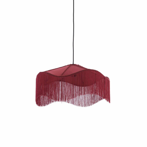 Light & Living hanglamp Tiffany - rood - Ø50cm