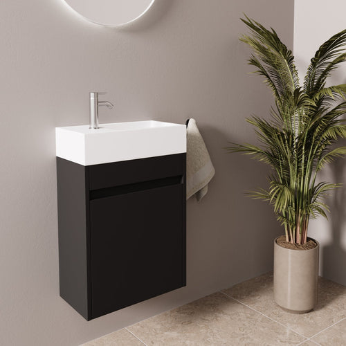 LOMAZOO toiletmeubel Ibiza - mat zwart
