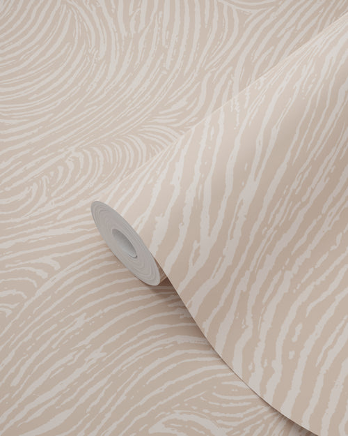 ESTAhome behang 3d golvende lijnen zacht roze - 53 cm x 10.05 m - 139662 - vtwonen shop