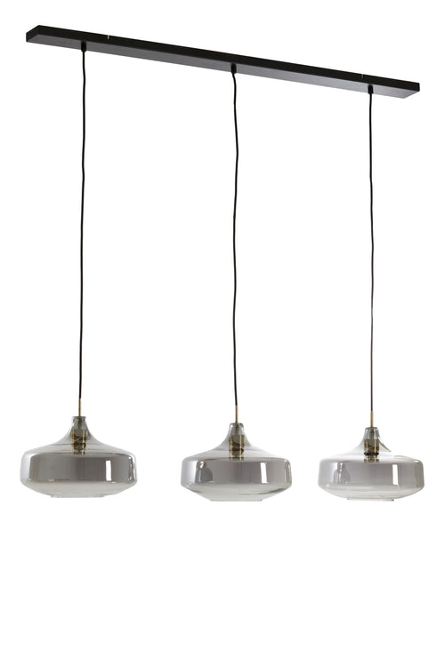 Light & Living hanglamp SOLNA - grijs - 120x30x21cm - vtwonen shop