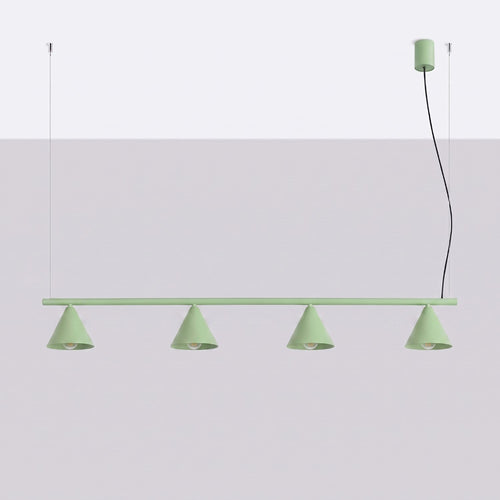 Sollux Lighting Kroonluchter NOX 4L salie - 122x14x215cm