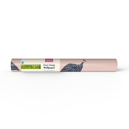 Joules Vliesbehang - Guinea Fowl Blush - Roze - 10mx52cm - vtwonen shop