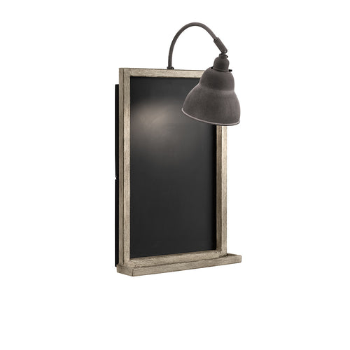 Elstead Chalkboard Sconce - Krijtbord wandlamp, verweerd zink