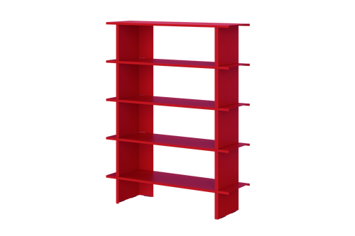 noo.ma HES Boekenkast - Tomato Red - vtwonen shop