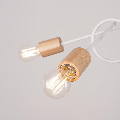 Sollux Lighting Kroonluchter EMBER 5 wit - 15x61x26cm