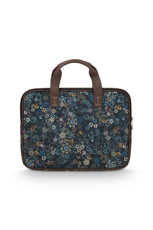 Pip Studio - Olivia Laptophoes - Tutti i Fiori - Blauw - 40x2.5x30cm
