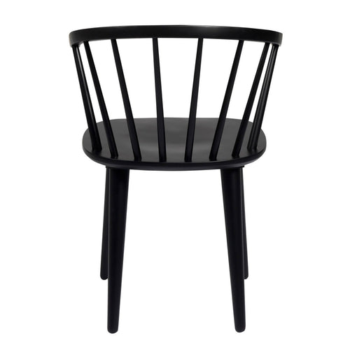 Rowico Home Carmen Houten Spijlenstoel Zwart - Set Van 2