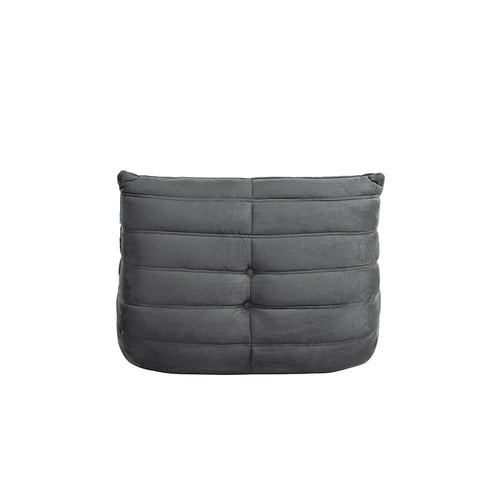 HOME DELUXE Relaxfauteuil met voetenbank CHILL - antraciet 102 x 87 x 70 cm
