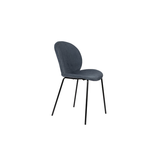 Zuiver Bonnet Eetkamerstoelen Grijs/Blauw - Set van 2 - vtwonen shop