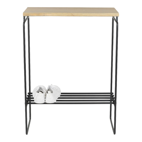 Spinder Design sidetable Clint - Zwart - 3 paar schoenen - vtwonen shop