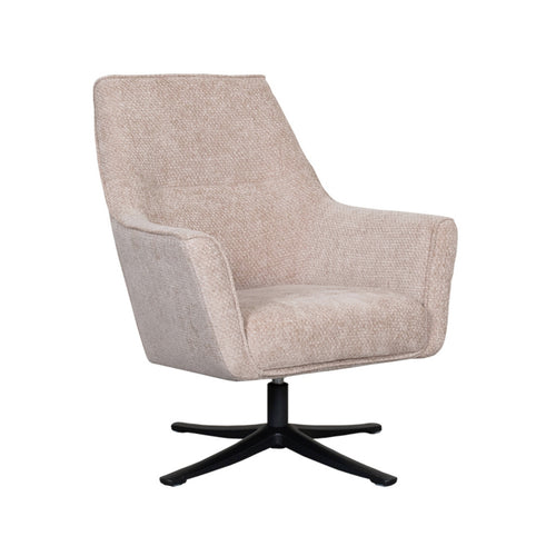 LABEL51 Fauteuil Tod - Beige Stof - Draaibaar - vtwonen shop