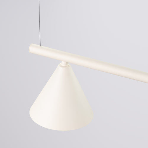 Sollux Lighting Kroonluchter NOX 4L beige - 122x14x215cm