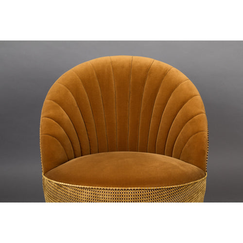 Dutchbone Madison Loungestoel Whiskey - Oranje - vtwonen shop