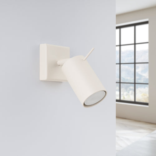 Sollux Lighting Wandlamp RING beige - 8x16x8cm