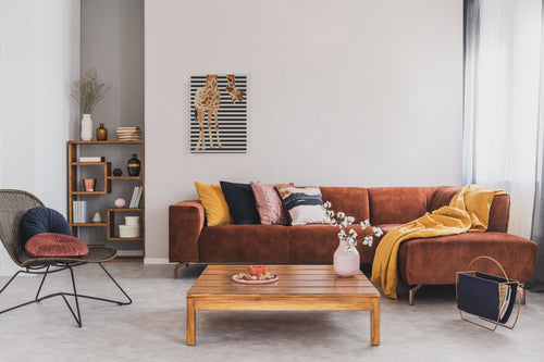 Canvas 60x40 Giraf afdruk