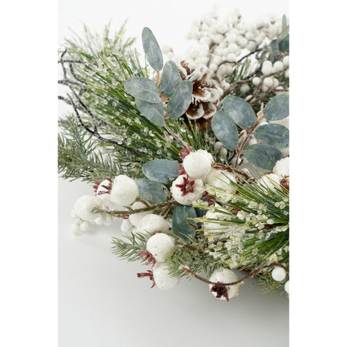 House of Seasons Hardy Kerstkrans - Ø40 cm - Groen