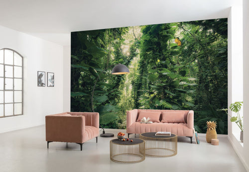 Sanders & Sanders fotobehang bladeren groen - 450 x 280 cm - 612695