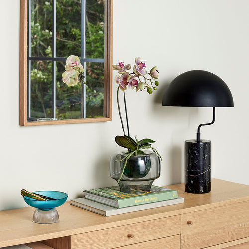 Hübsch vaas Lunar - glas - ø20xh16cm - vtwonen shop