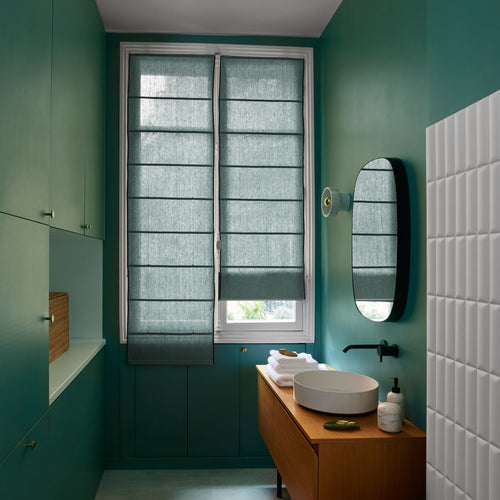 Madura Boot blind Carlina groen van grijze en zwarte hommel 120x220 cm