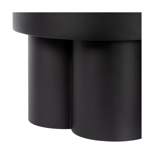 Atmooz bijzettafel Lenno - zwart - Ø 35 x H 40 cm