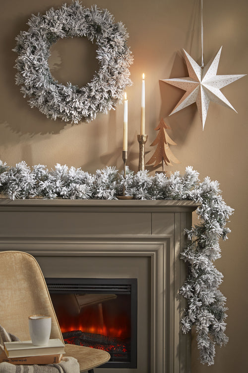 Black Box Trees Dinsmore Guirlande - L270 cm - Frosted Green