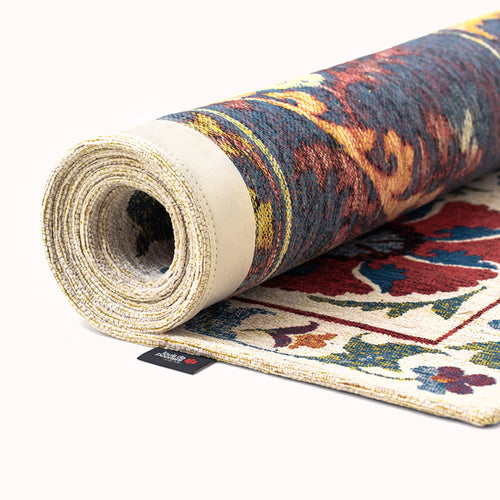 Louis De Poortere vloerkleed Origine - geel - 200x280cm - vtwonen shop