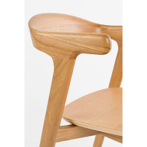 Zuiver Northwood Eetkamerstoelen Armleuning Hout Naturel - Set van 2