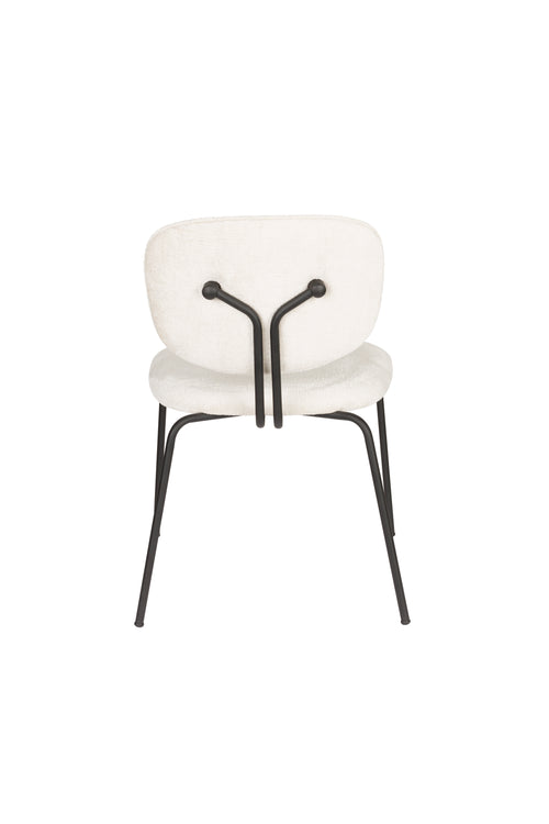 Housecraft Living Bouton Eetkamerstoelen Off White - Set van 2 - vtwonen shop