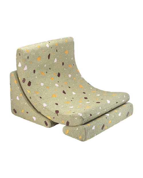 Wigiwama Terrazzo Moon Chair - Groen - vtwonen shop