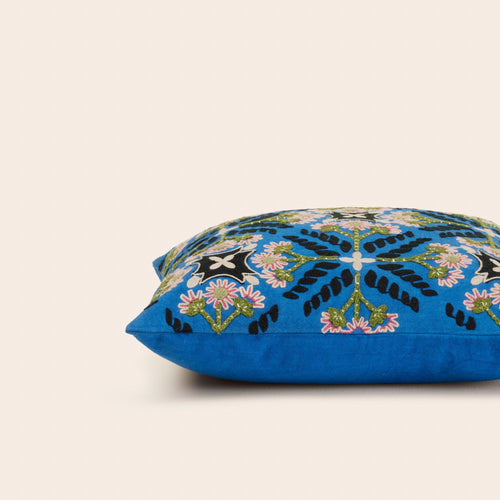 Madura Kussenovertrek Najoua meerkleurig blauw 40x40 cm