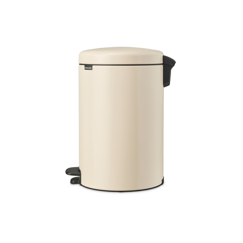 Brabantia NewIcon Pedaalemmer, 20 liter, kunststof binnenemmer - Soft Beige