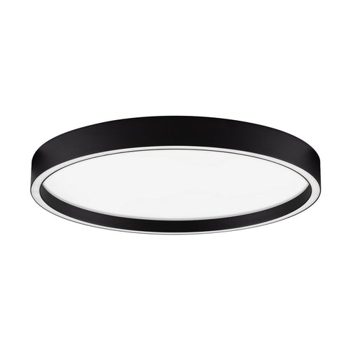 Nova Luce ISTOS Geïntegreerde LED-plafondlamp, halfverzonken, zandkleurig zwart, Triac dimbaar, 38W, 2363lm, 2700-3000K kleurtemperatuur.