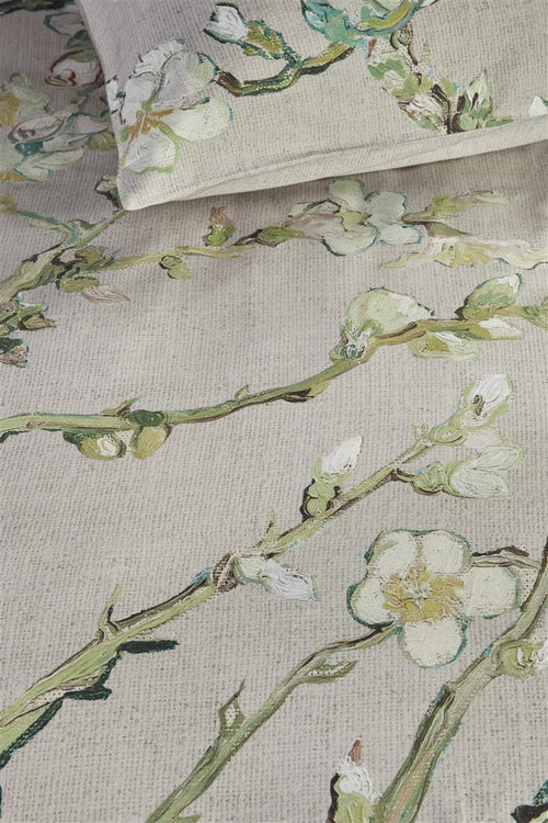 Beddinghouse x Van Gogh Museum Blossoming dekbedovertrek - Lits-Jumeaux XL - 260x200/220 cm - Zand - vtwonen shop