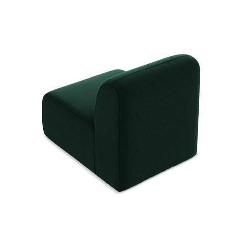 LaMiaSofa Bankmodule midden Cervo - velours - flessengroen - 70x94x75