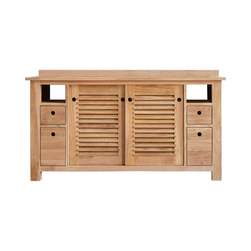 Tikamoon Opbergmeubel in massief teak 95 cm - Naturel