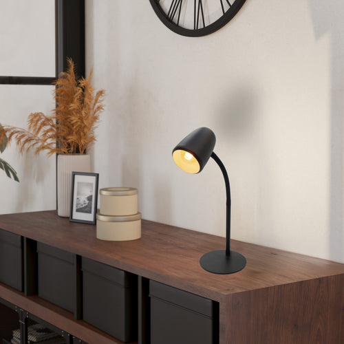 EGLO tafellamp Carlo - 46 cm - zwart