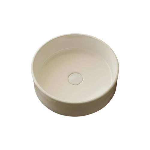 Tikamoon Ronde keramische wastafel ∅ 39.5 cm  - Wit