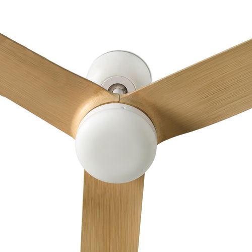 Faro Punt Medium 3-bladig matzwart, esdoorn Tuya Smart System