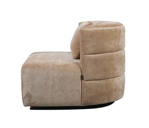 DÉJA Living Draaifauteuil Ethan - Taupe Stof - 88x95x75cm