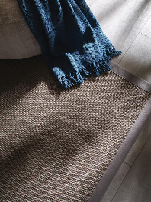benuta sisal vloerkleed Sana - grijs - 150x150 cm