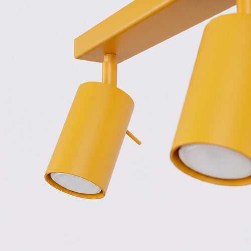 Sollux Lighting Plafondlamp RING 6L geel - 118x6x16cm