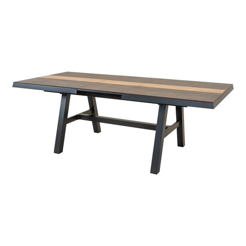 Lesli Living tuintafel Brixton - grijs - 170/220x102cm