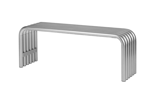 noo.ma Nokk Bench - design metalen bank voor binnen en buiten, 115x33x44 cm