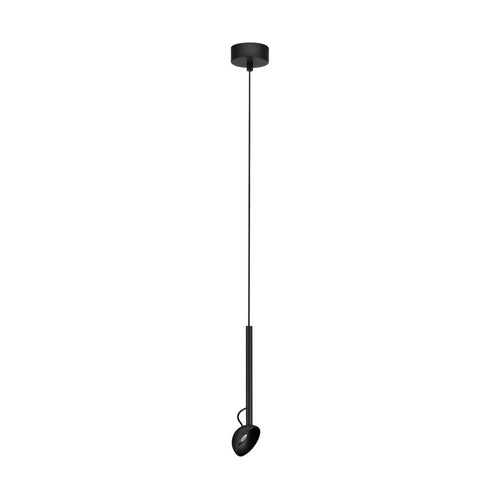 Nova Luce OLA Slanke hanglamp voor aan het plafond, zandkleurig zwart, LED 4W 256lm 3000K