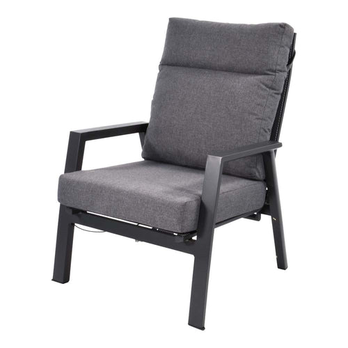 Lesli Living bistrostoel Ohio - grijs - 72x81x98cm - set van 2