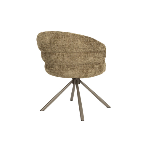 Housecraft Living Marjolein Eetkamerstoelen Armleuning Groen - Set van 2