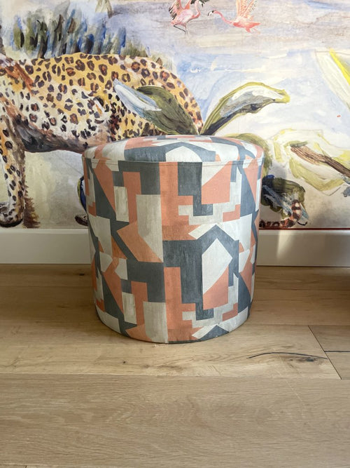 Catchii Poef Pampus katoen - Ø 46cm - vtwonen shop