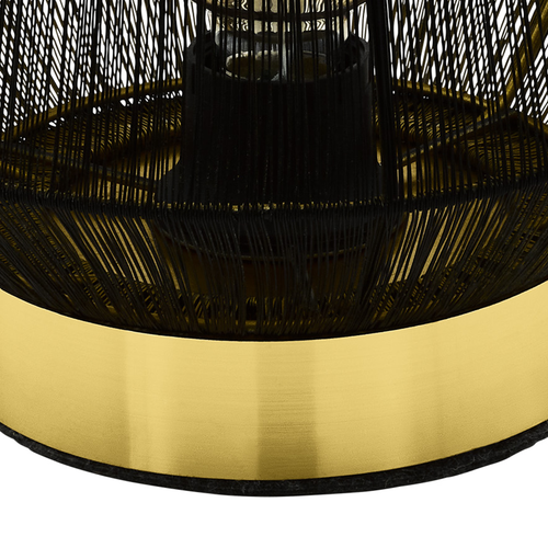 EGLO tafellamp Escandidos - e27 - 26 cm - zwart/koper/goud - vtwonen shop