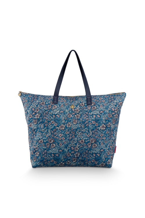 Pip Studio - Tilda Tote Bag Dames - Daisy Dreams - Blauw - 66x20x44cm - vtwonen shop