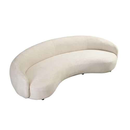 HOME DELUXE - Bank CASARA 258 x 128 x 72 cm - Geweven stof beige - vtwonen shop